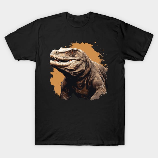 komodo dragon T-Shirt by lets find pirate